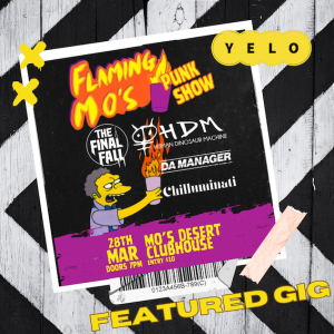 Human Dinosaur Machine are coming to Mo’s Desert Clubhouse