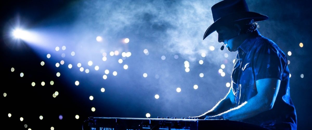 Lee Kernaghan performs at the Gympie Music Muster, via Facebook.
