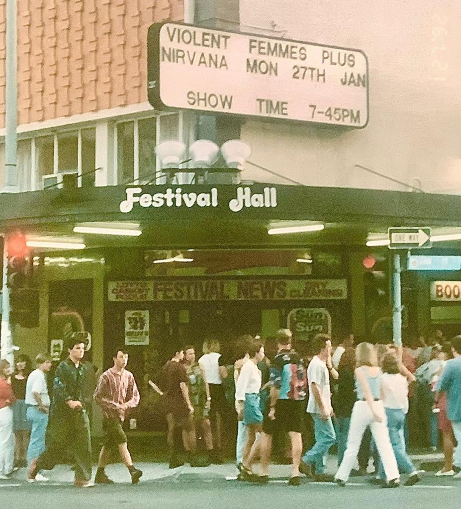 Brian Ritchie and Kurt Cobain