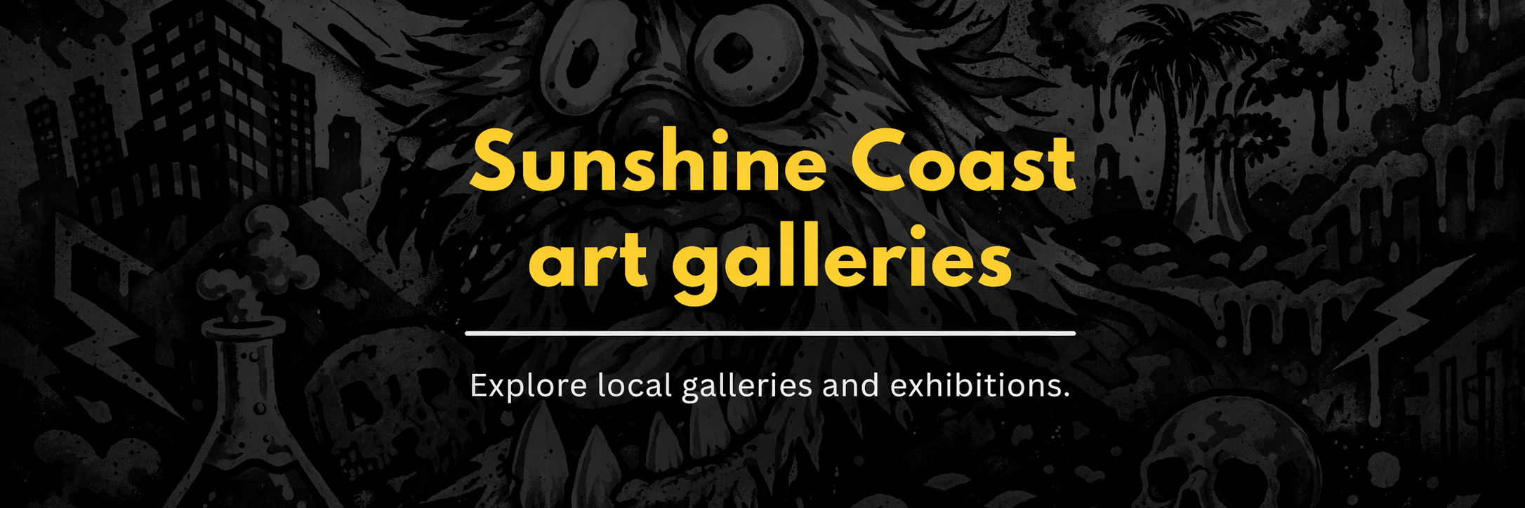 Sunshine Coast art galleries banner