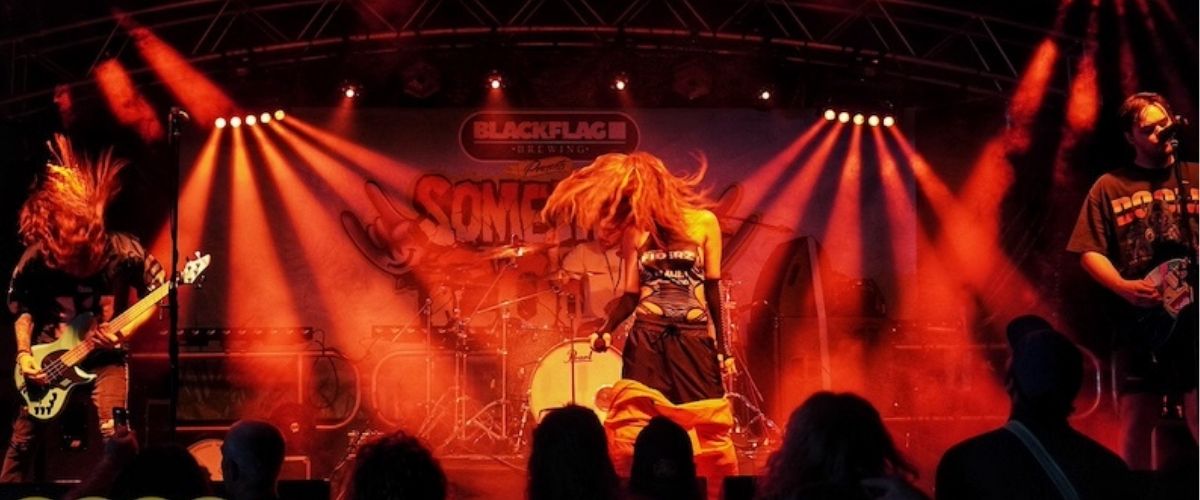 Red Hook performing at Blackflag on the Sunshine Coast