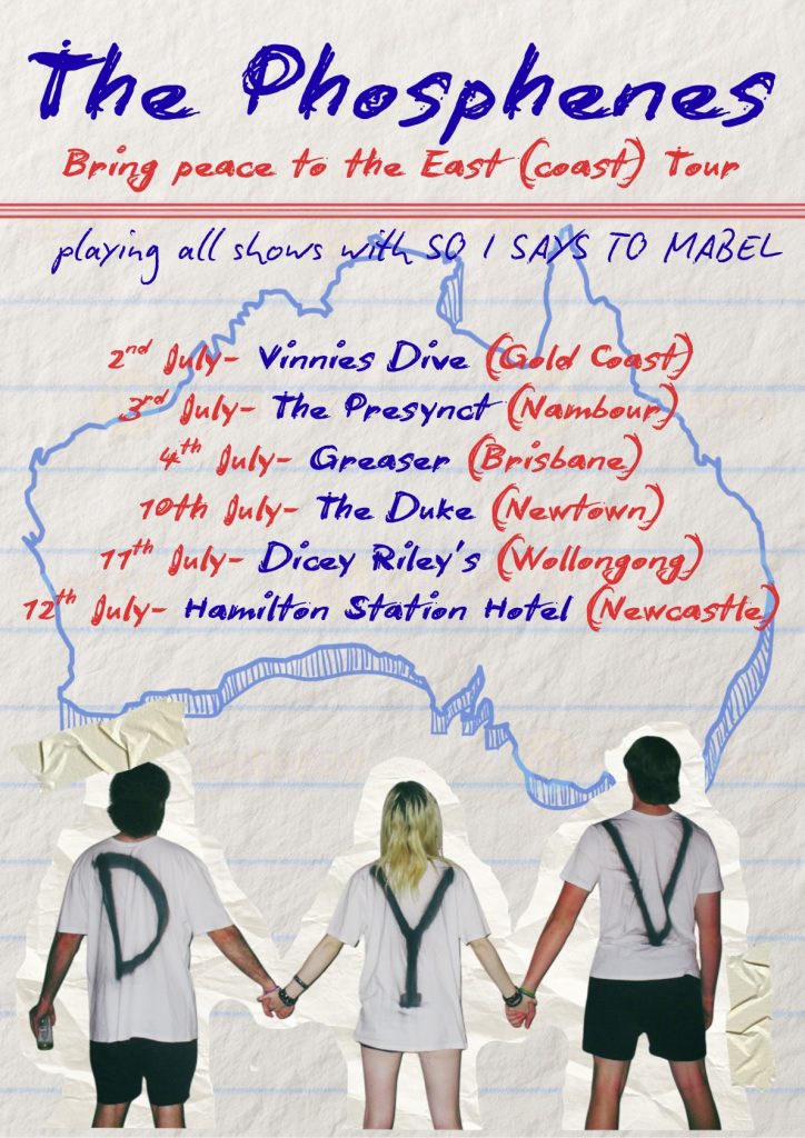 The Phosphenes tour poster