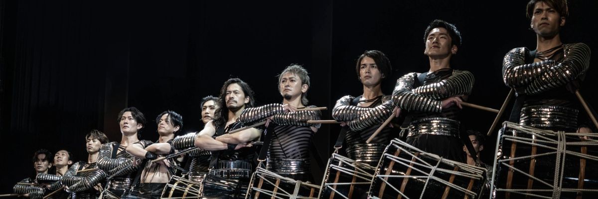 Photo of Drum Tao performing at HOTA on the Gold Coast.