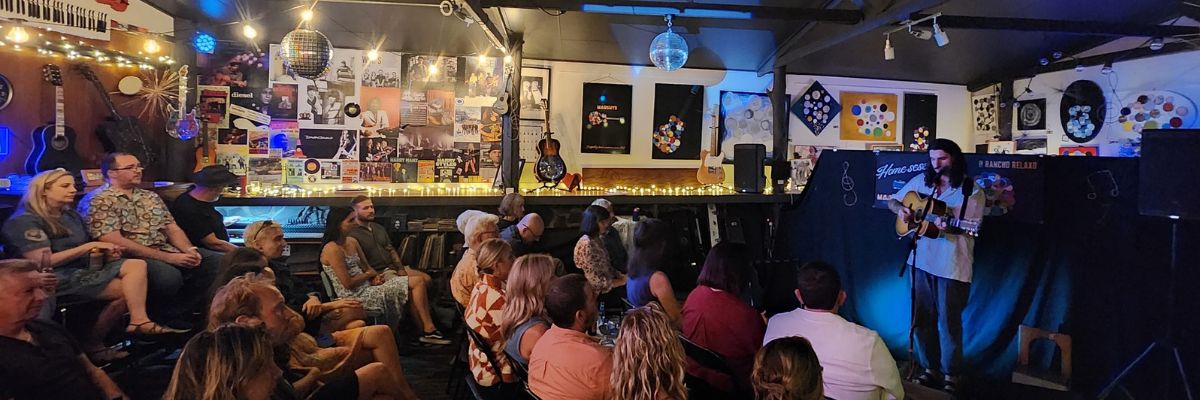 Photo of a grassroots gig at Marshy's Moonshine Music