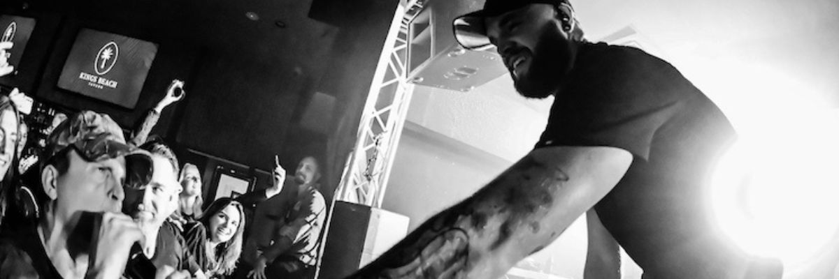 Thy Art is Murder performing at Kings Beach Tavern in Caloundra on the Sunshine Coast.