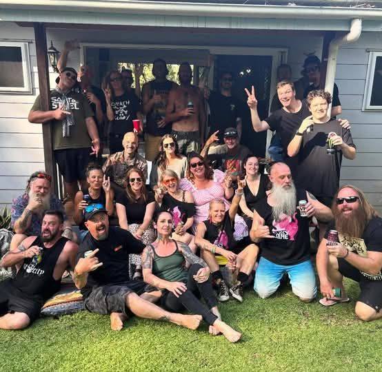 A community of punks in a photo together