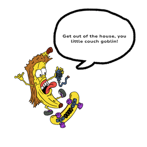 Punk Banana mascot