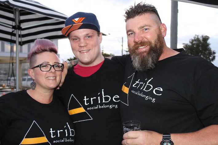 Ryan pictured with his partner and Jake.