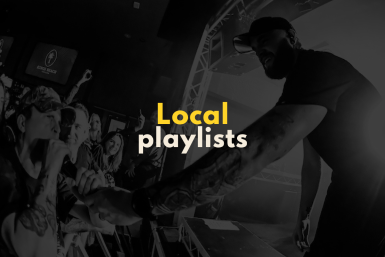 Listen to Local playlists