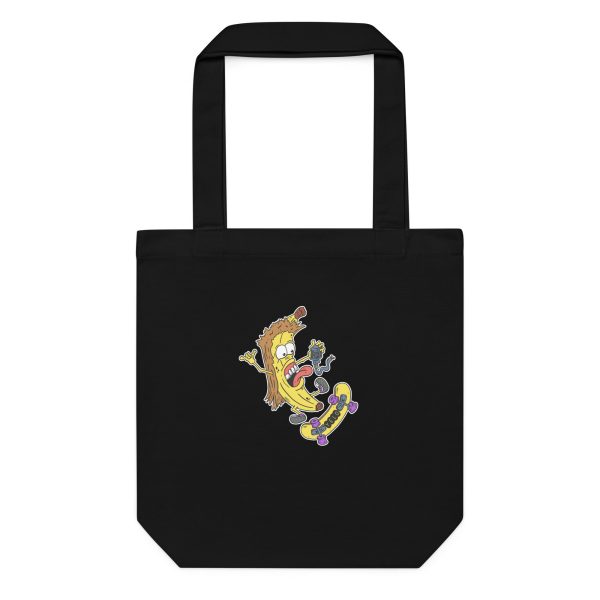 Punk Banana Black Tote Bag