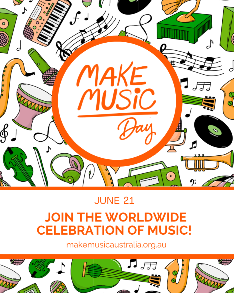 Make Music Day poster on June 21.