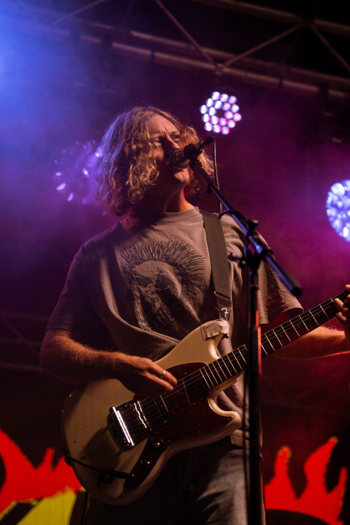 Skegss on stage at Alexandra Headland