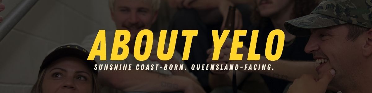 "About YELO" banner