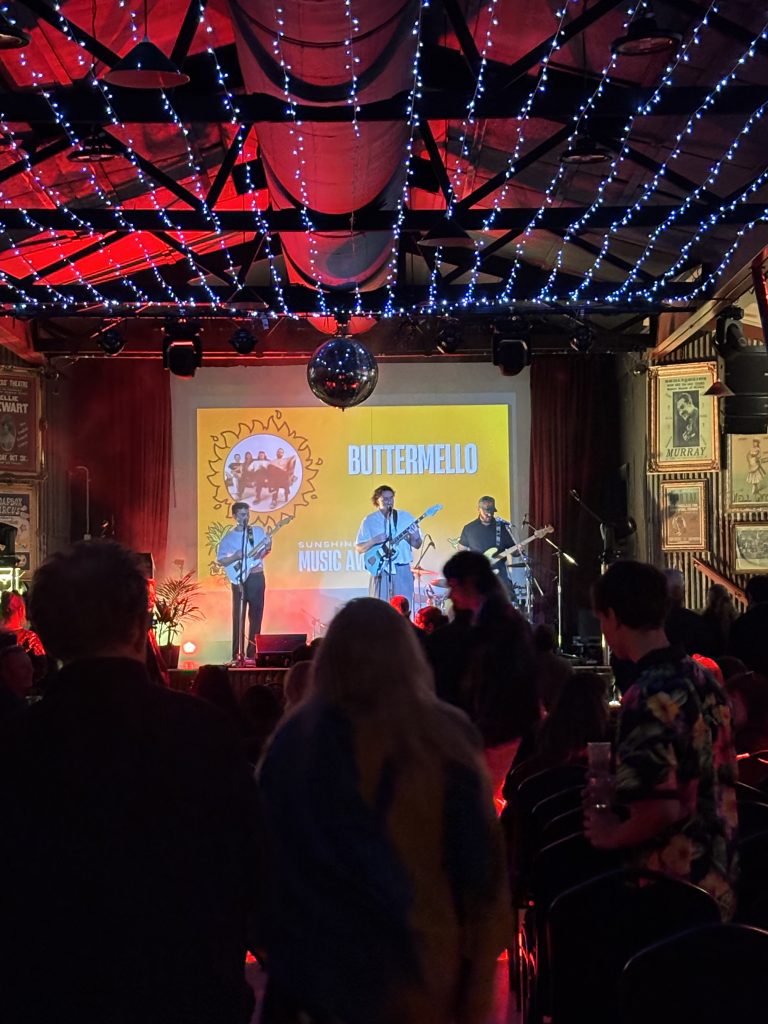 Buttermello on stage at the SCMAs