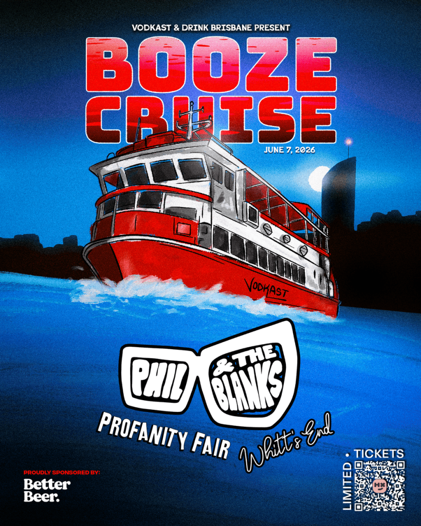 Booze Cruise tour poster