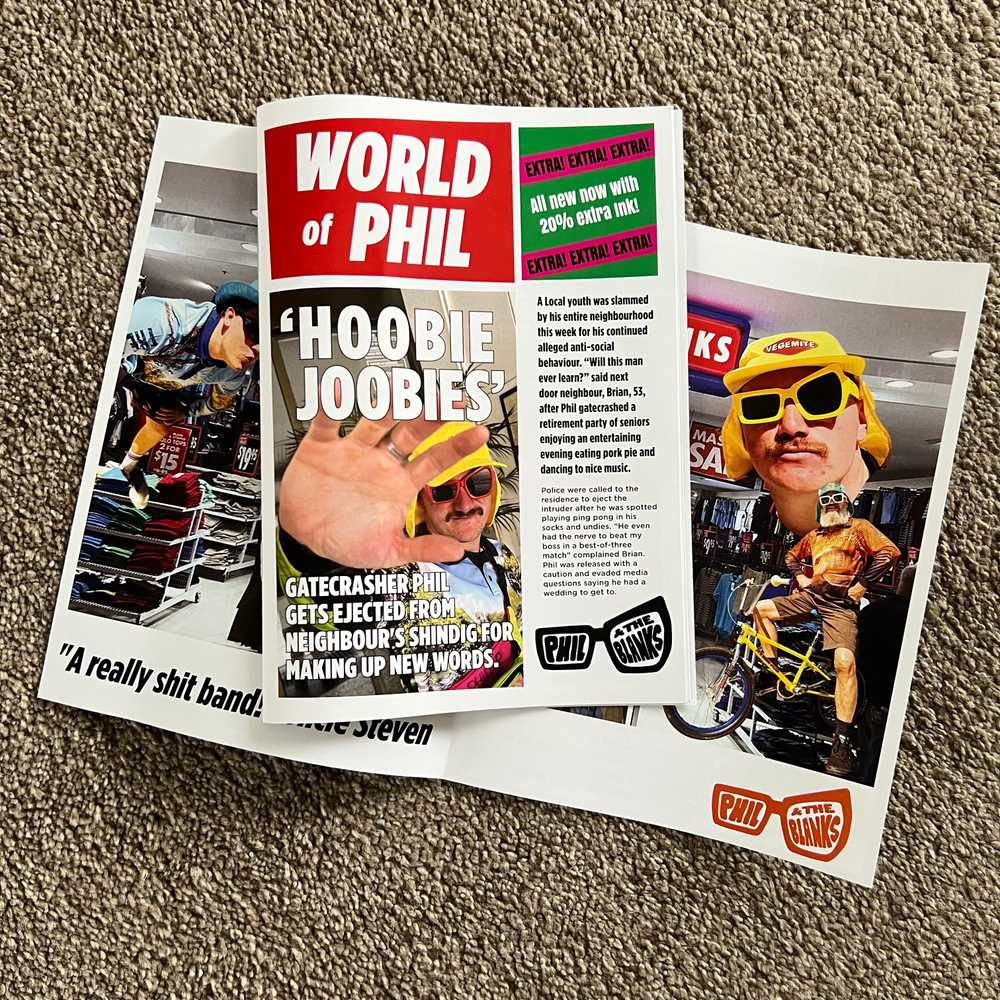 "World of Phil" newsletter graphic