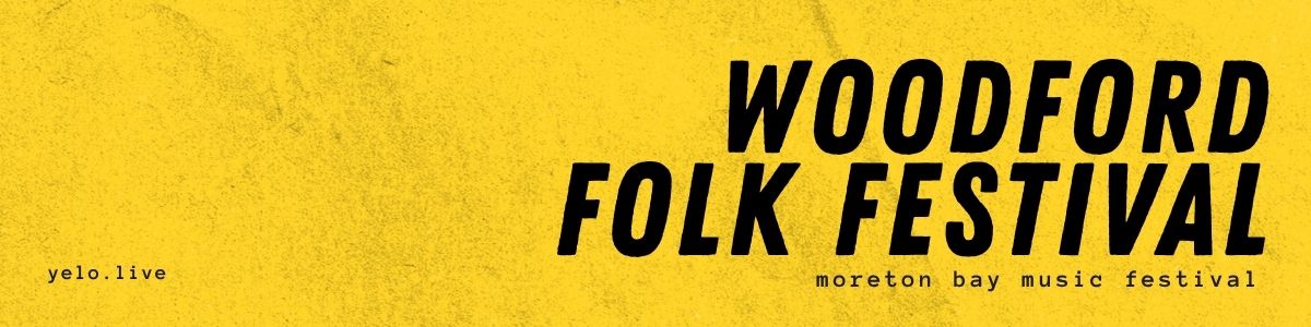 Woodford Folk Festival banner