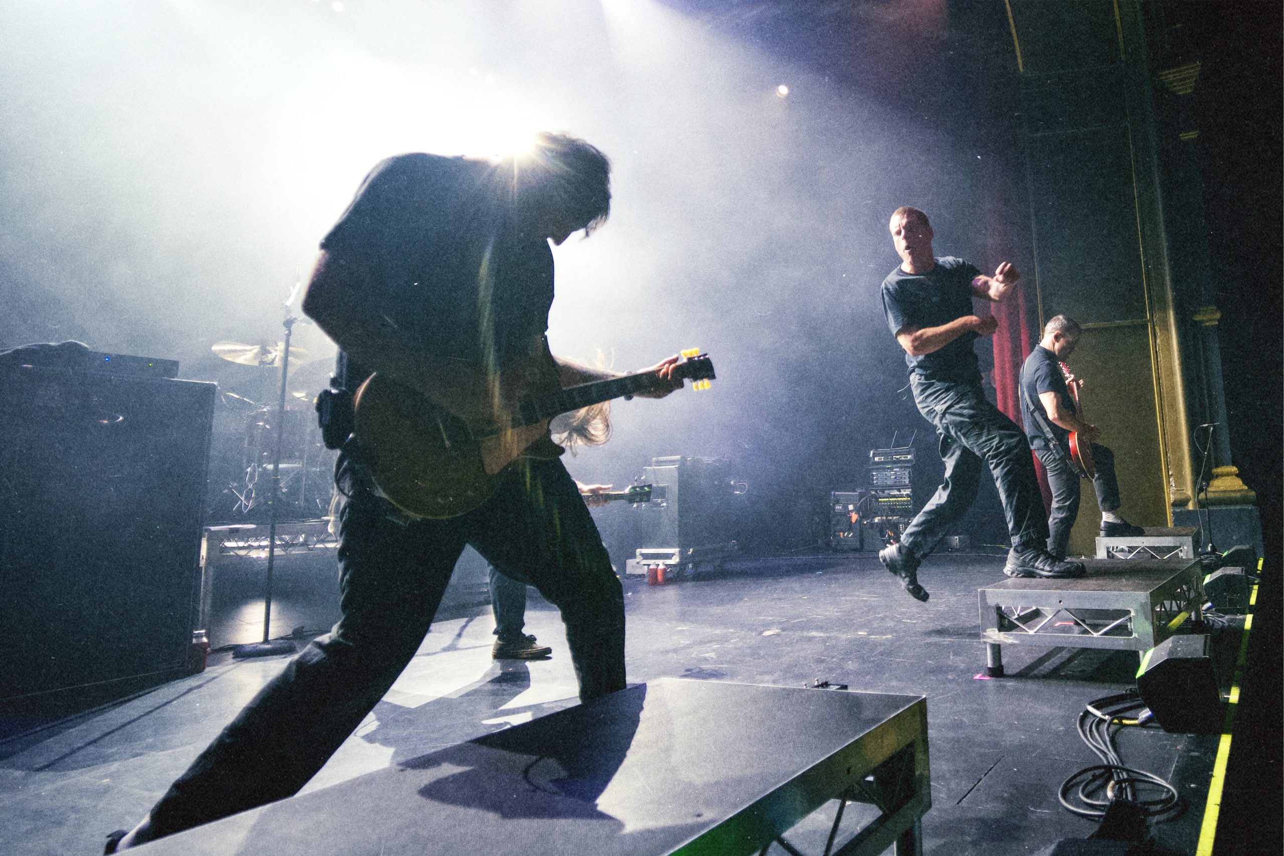 Deafheaven performing at The Princess Theatre in Brisbane