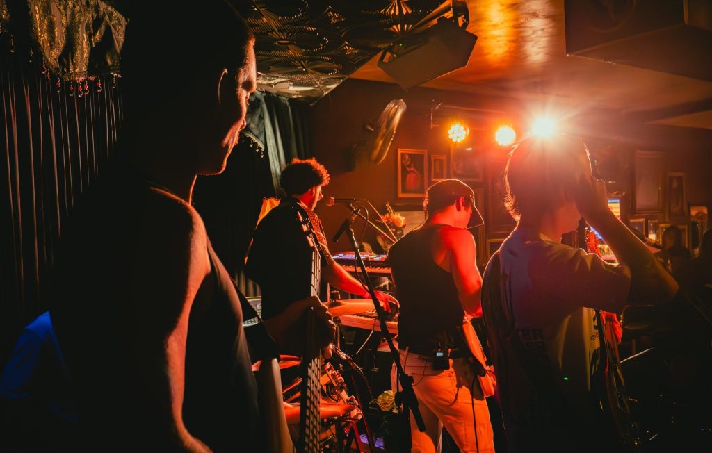 Thirst Trap performing at The Presynct in Nambour during a Sunshine Coast live music show.
