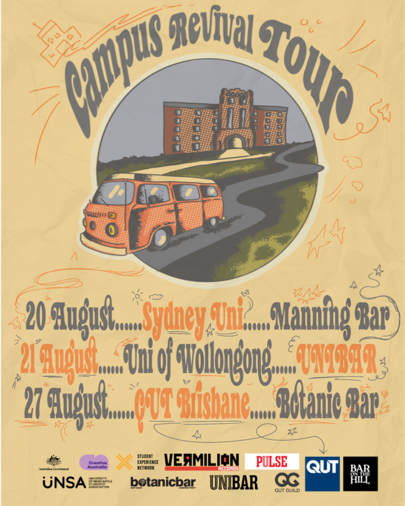 Campus Revival Tour poster.