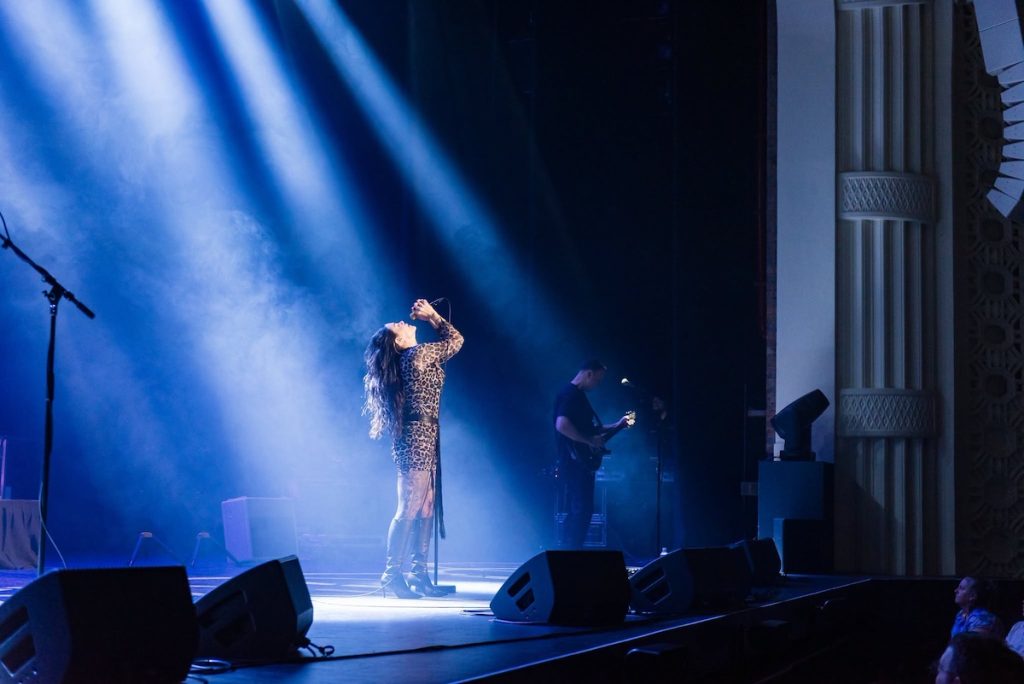 Vanessa Amorosi performs at The Empire in Toowoomba.