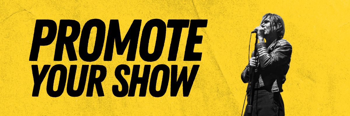 "Promote your show" banner