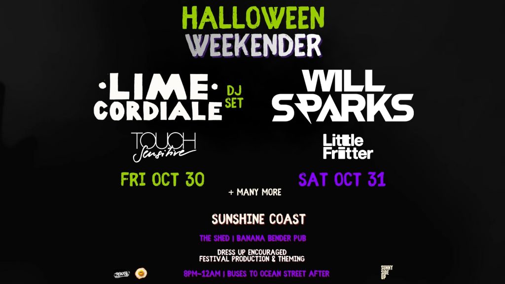 Lime Cordiale DJ Set, Touch Sensitive, Will Sparks and Little Fritter at The Shed Halloween 2026