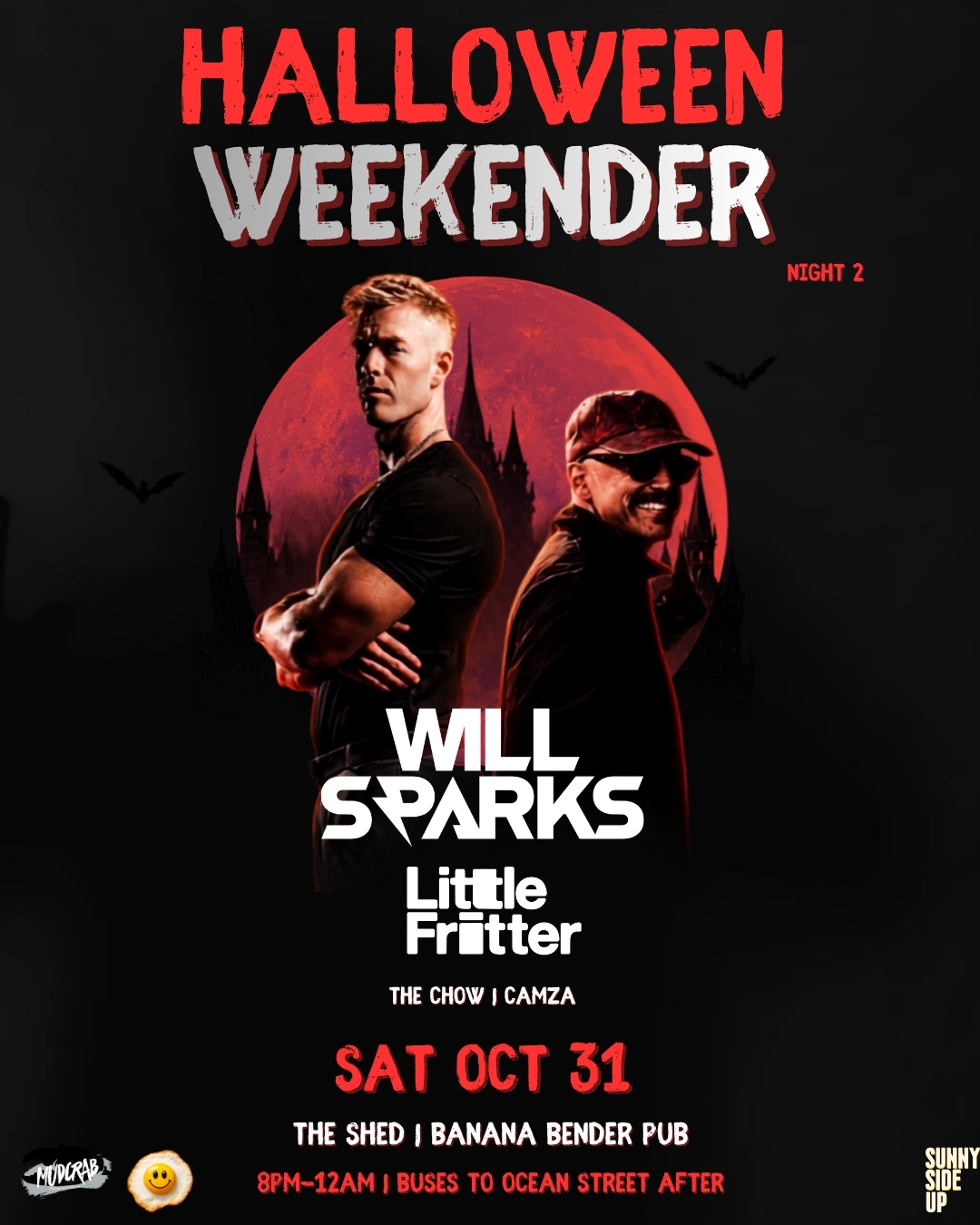 Will Sparks and Little Fritter at The Shed Halloween 2026