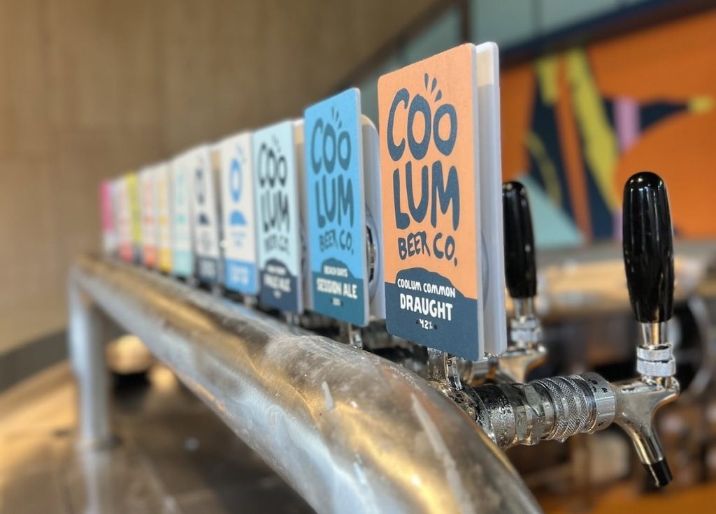 Coolum Beer Co. bar beer taps