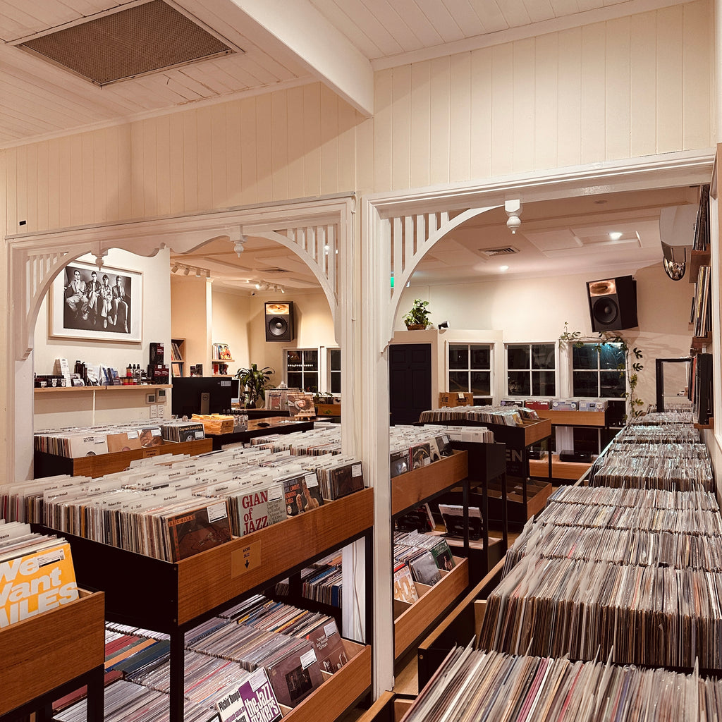 Inside Dutch Vinyl record store in Paddington, Brisbane