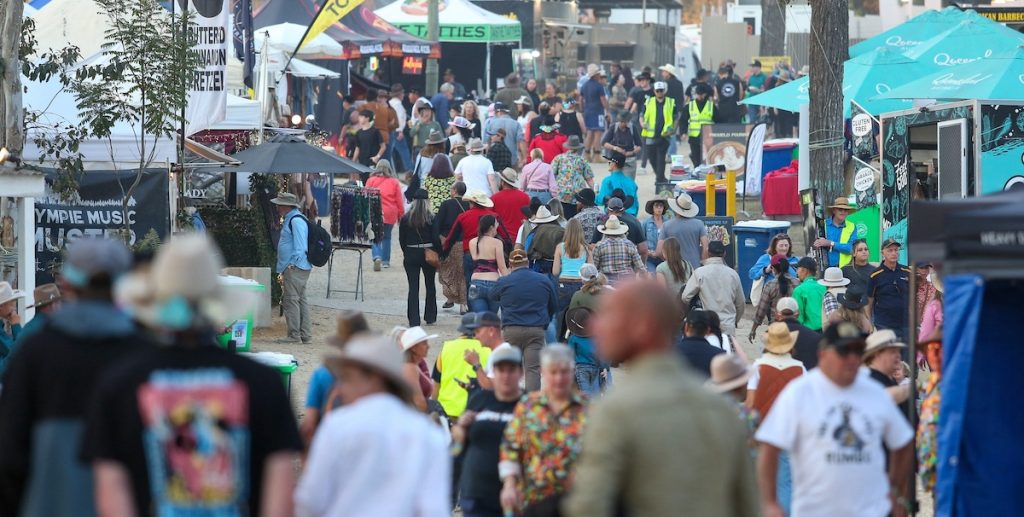 Crowd at the Gympie Music Muster in Queensland