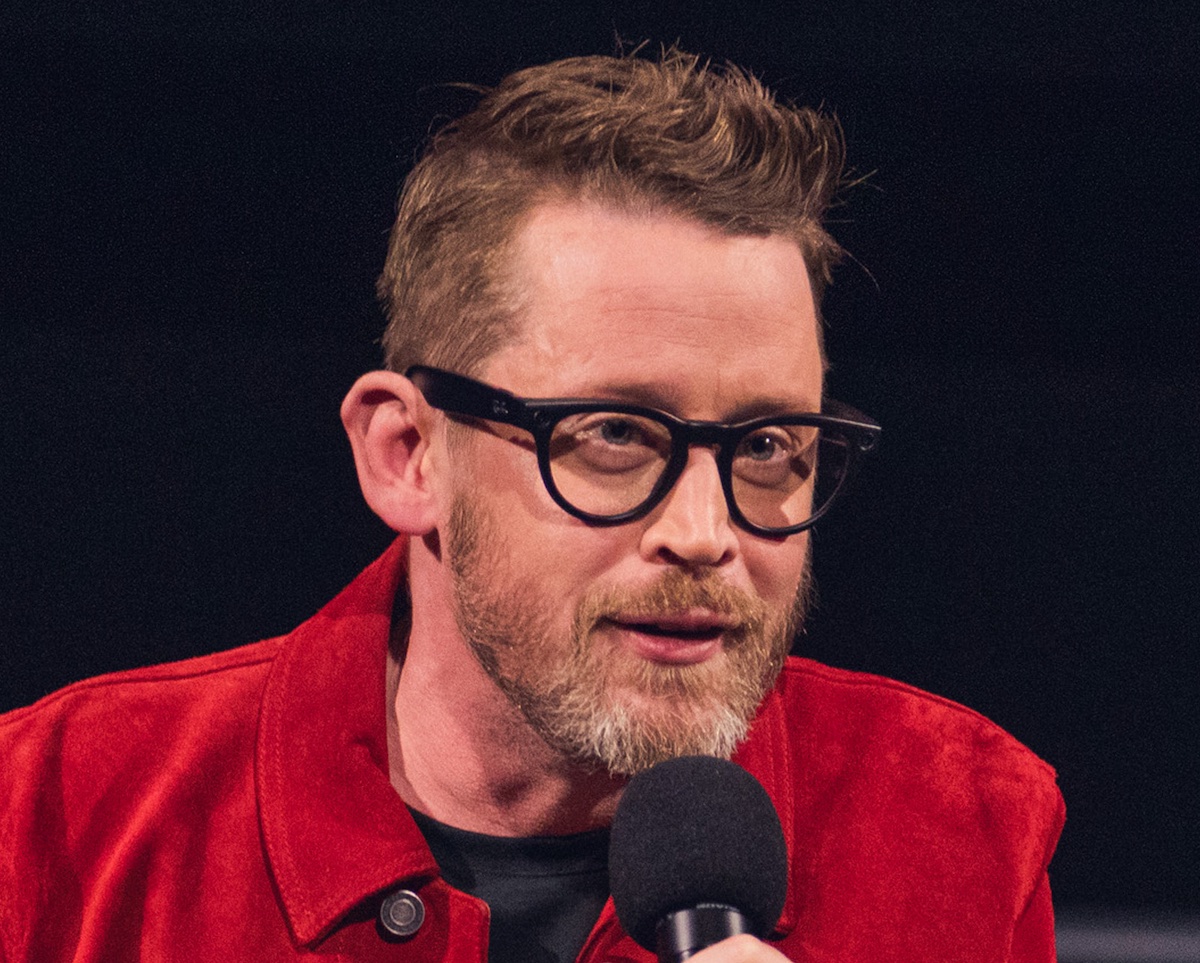 Macaulay Culkin at a Home Alone anniversary Q&A