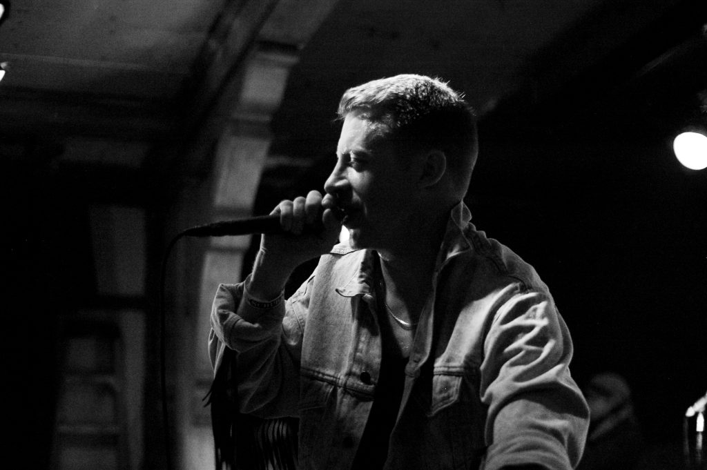 Macklemore performing live