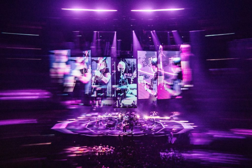 Radiohead performing live ahead of their 2027 Australian tour