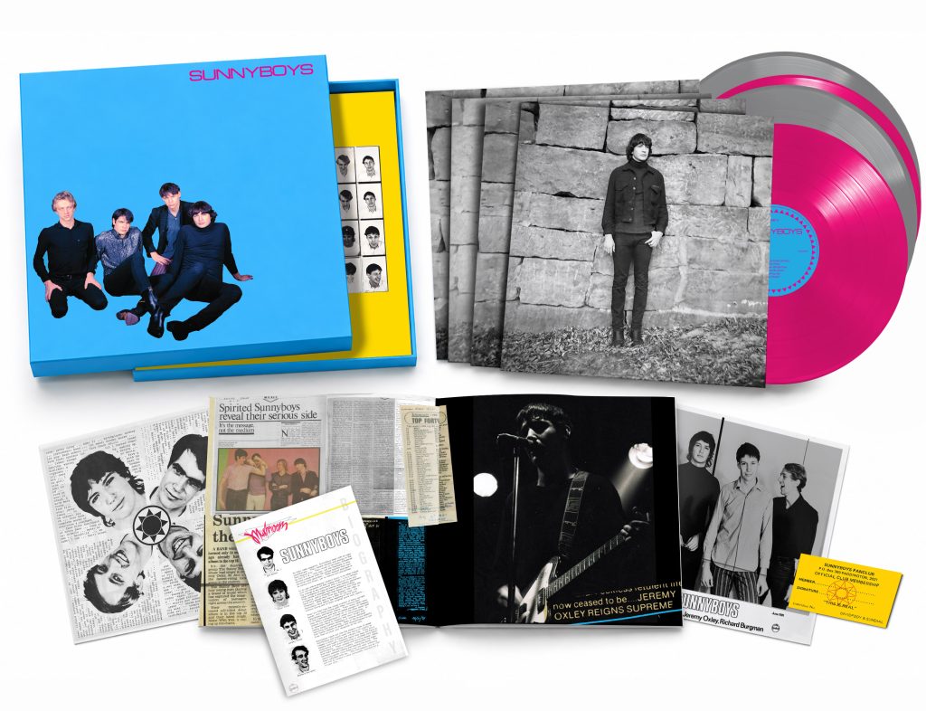 Sunnyboys 45th anniversary four-LP box set and archival material
