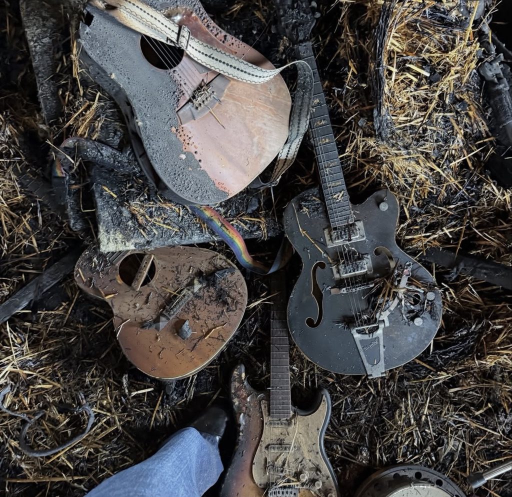 Instruments damaged in the Sons of the East studio fire