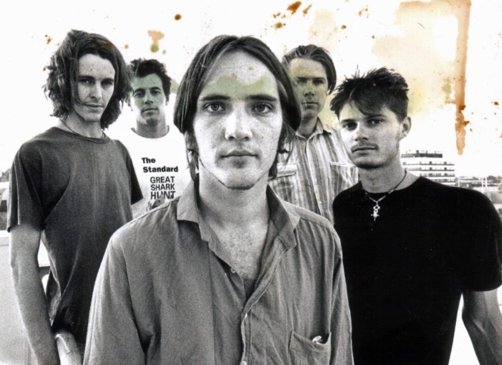 Powderfinger in an archival band photograph