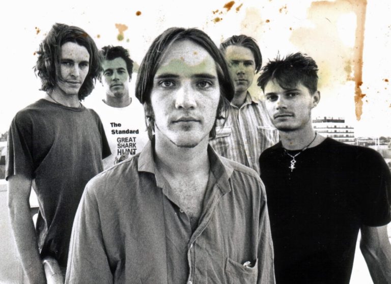 Powderfinger in an archival band photograph