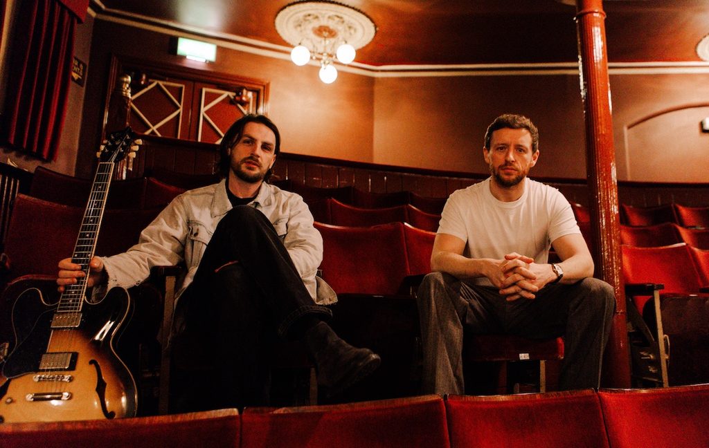 Skinny Living duo Ryan Johnston and Danny Hepworth in a promotional photograph for their Australian tour